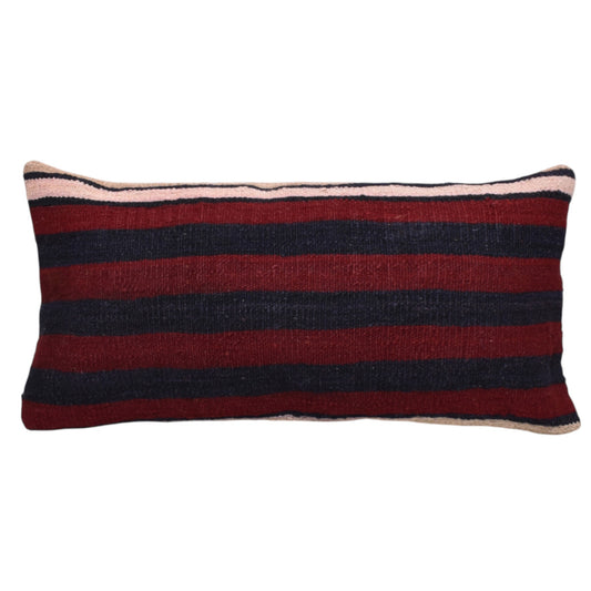 Kilim Antik El Dokuma Dekoratif Lumbar Kilim Kırlent Yastık Kılıfı 1415 - Yeni - Çok Renkli