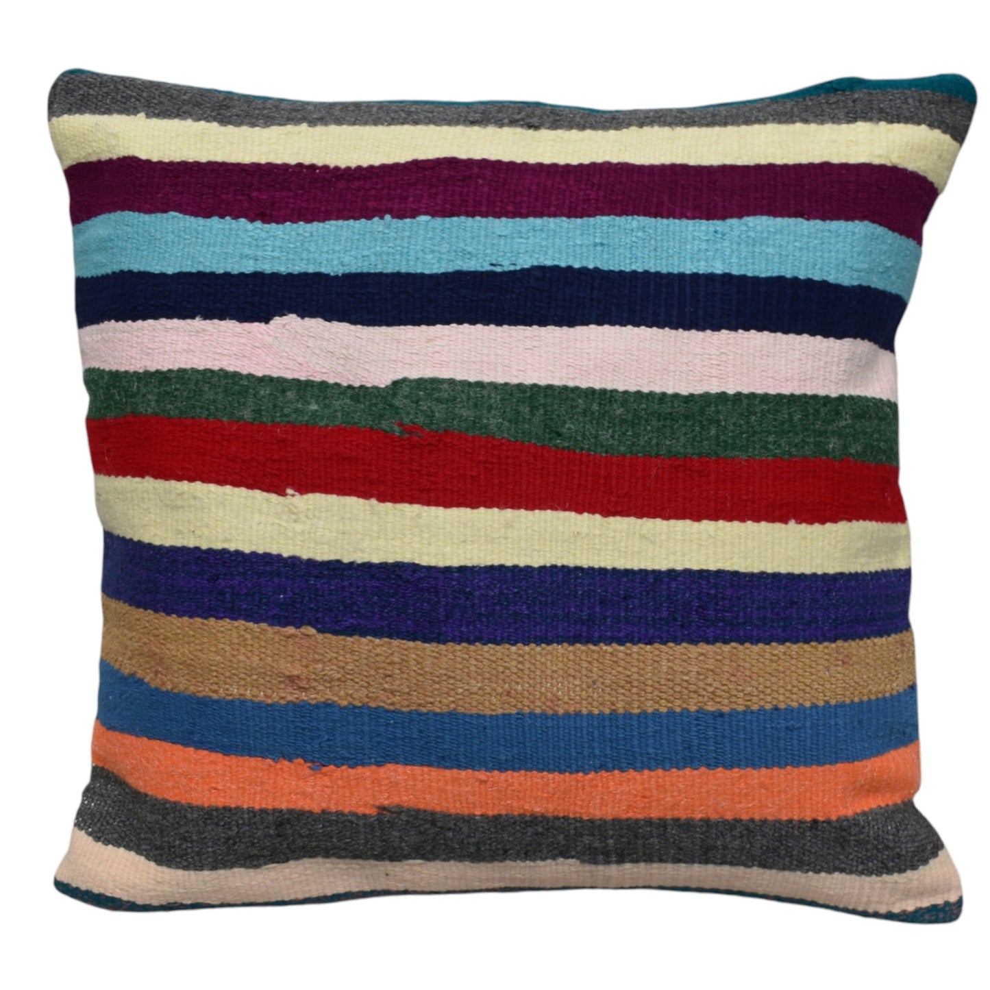 Kilim Antik El Dokuma Dekoratif Kilim Kırlent Yastık Kılıfı 1423 - Yeni - Çok Renkli