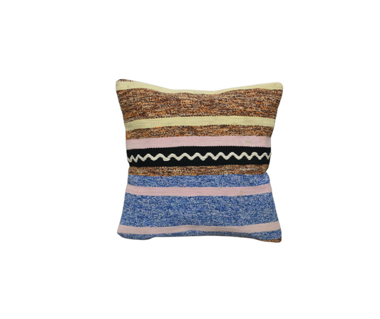 Kilim Antik El Dokuma Kilim Kırlent Yastık Kılıfı 0177 - Yeni - Çok Renkli