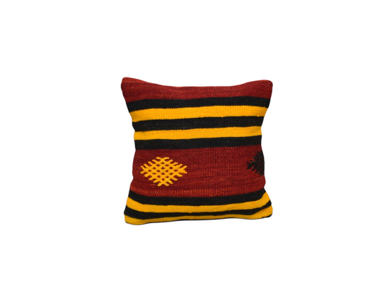 Kilim Antik El Dokuma Kilim Kırlent Yastık Kılıfı 0194 - Yeni - Çok Renkli