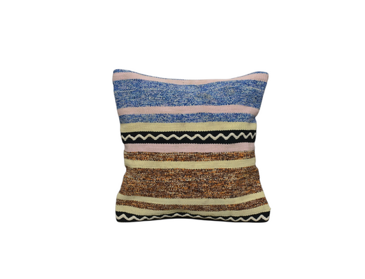 Kilim Antik El Dokuma Kilim Kırlent Yastık Kılıfı 0197 - Yeni - Çok Renkli