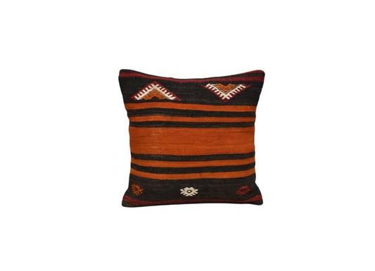 Kilim Antik El Dokuma Kilim Kırlent Yastık Kılıfı 0198 - Yeni - Çok Renkli