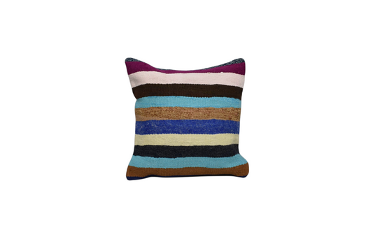 Kilim Antik El Dokuma Kilim Kırlent Yastık Kılıfı 0202 - Yeni - Çok Renkli