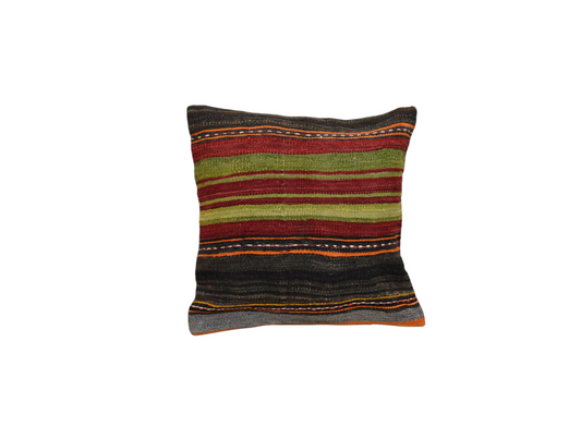 Kilim Antik El Dokuma Kilim Kırlent Yastık Kılıfı 0203 - Yeni - Çok Renkli