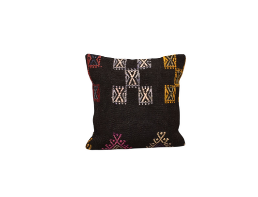 Kilim Antik El Dokuma Kilim Kırlent Yastık Kılıfı 0207 - Yeni - Çok Renkli