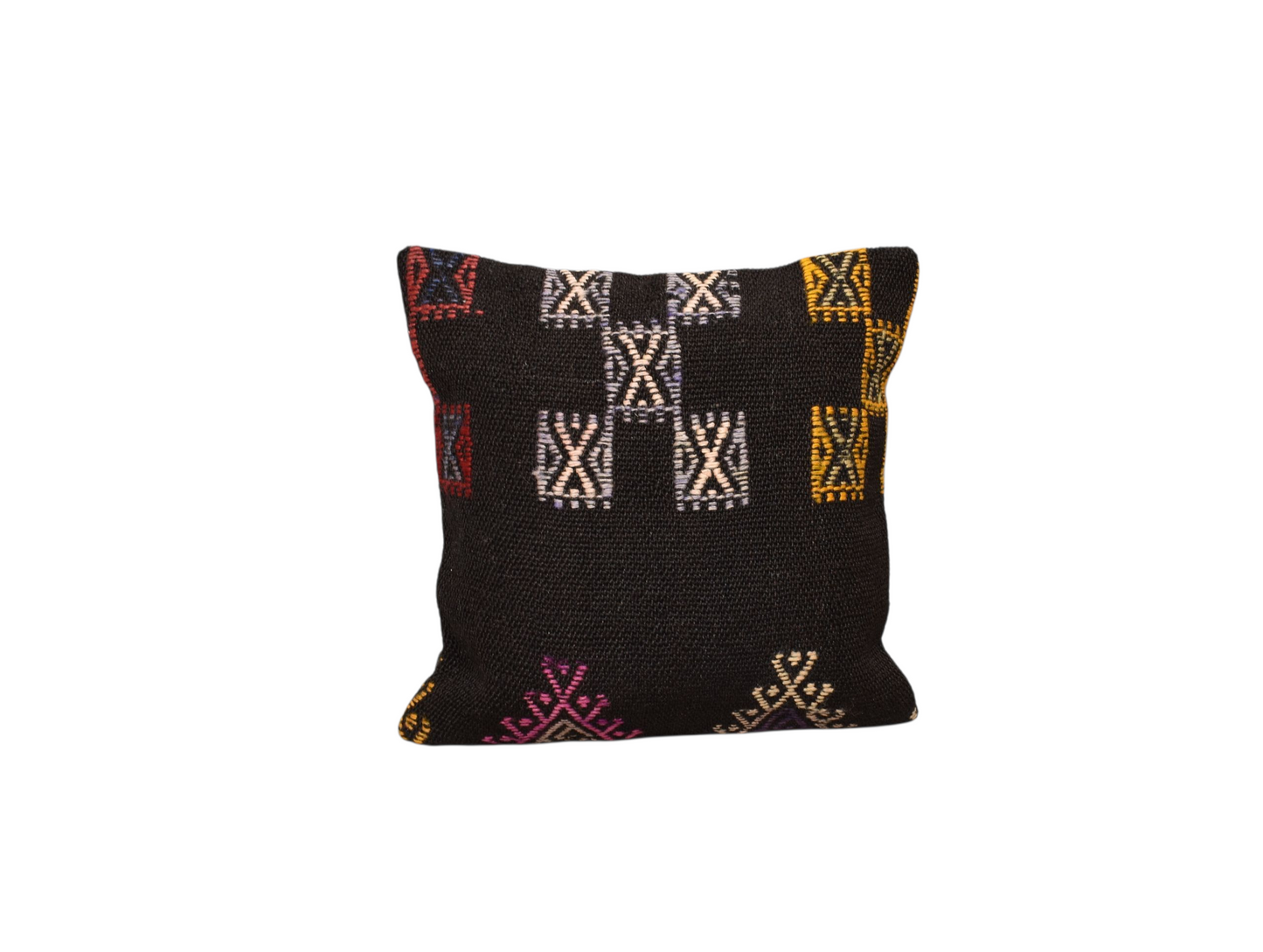 Kilim Antik El Dokuma Kilim Kırlent Yastık Kılıfı 0207 - Yeni - Çok Renkli