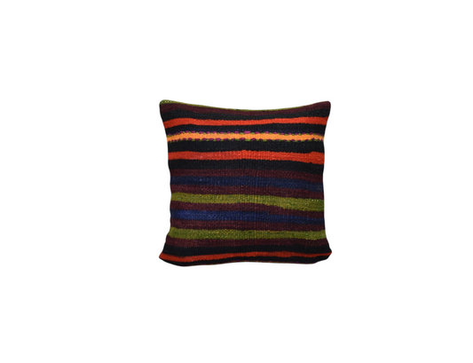 Kilim Antik El Dokuma Kilim Kırlent Yastık Kılıfı 0214 - Yeni - Çok Renkli