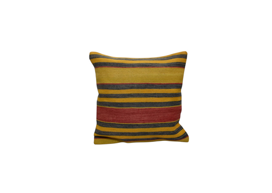 Kilim Antik El Dokuma Kilim Kırlent Yastık Kılıfı 0220 - Yeni - Çok Renkli