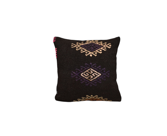 Kilim Antik El Dokuma Kilim Kırlent Yastık Kılıfı 0221 - Yeni - Çok Renkli