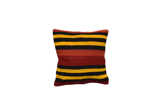 Kilim Antik El Dokuma Kilim Kırlent Yastık Kılıfı 0225 - Yeni - Çok Renkli
