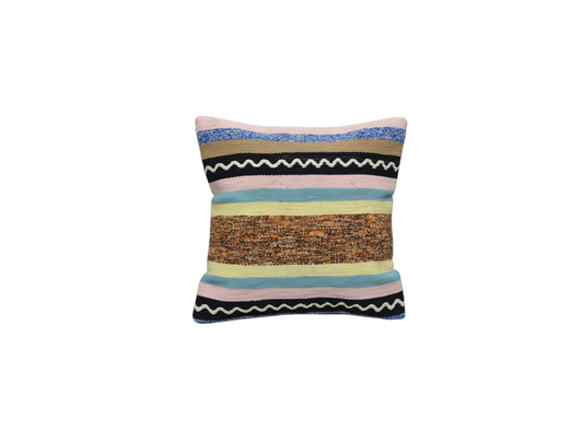 Kilim Antik El Dokuma Kilim Kırlent Yastık Kılıfı 0231 - Yeni - Çok Renkli