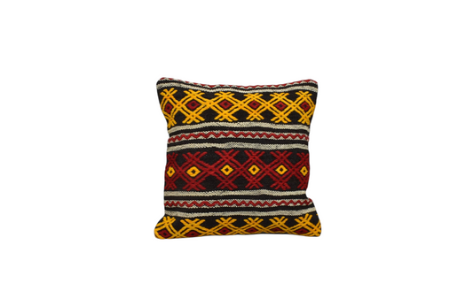 Kilim Antik El Dokuma Kilim Kırlent Yastık Kılıfı 0236 - Yeni - Çok Renkli