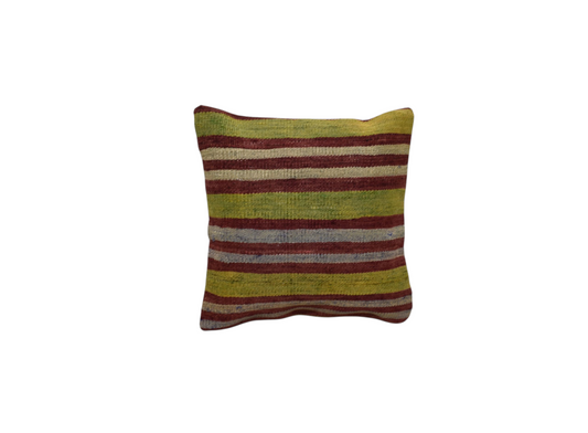 Kilim Antik El Dokuma Kilim Kırlent Yastık Kılıfı 0240 - Yeni - Çok Renkli