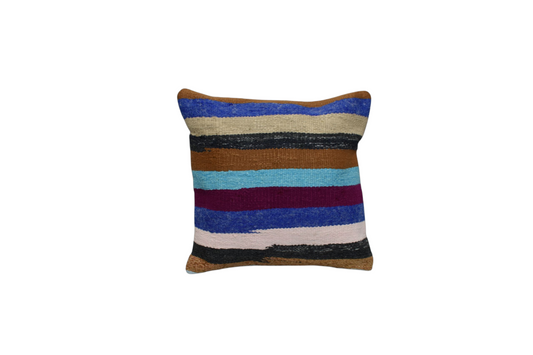 Kilim Antik El Dokuma Kilim Kırlent Yastık Kılıfı 0247 - Yeni - Çok Renkli