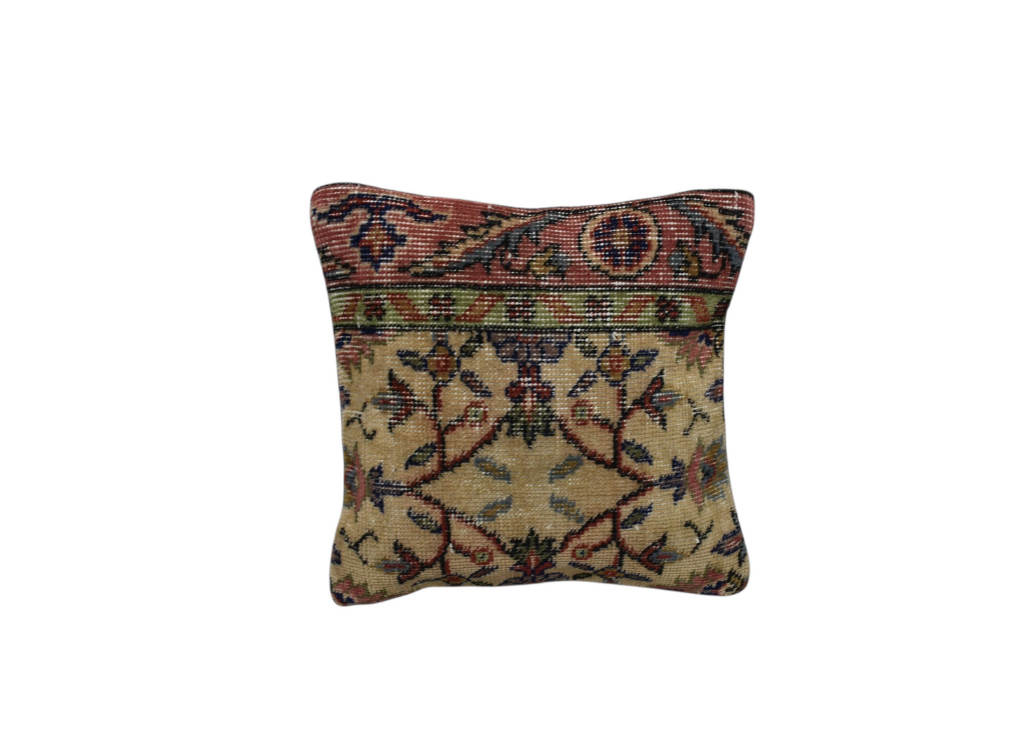 Kilim Antik El Dokuma Halı Kırlent Yastık Kılıfı 0248 - Vintage - Çok Renkli