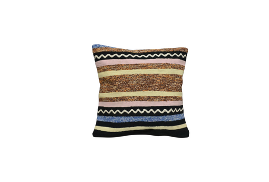 Kilim Antik El Dokuma Kilim Kırlent Yastık Kılıfı 0251 - Yeni - Çok Renkli