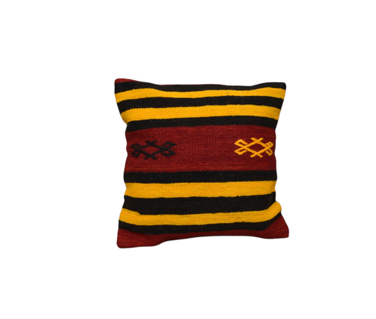 Kilim Antik El Dokuma Kilim Kırlent Yastık Kılıfı 0259 - Yeni - Çok Renkli