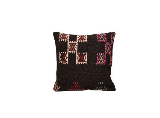 Kilim Antik El Dokuma Kilim Kırlent Yastık Kılıfı 0262 - Yeni - Çok Renkli