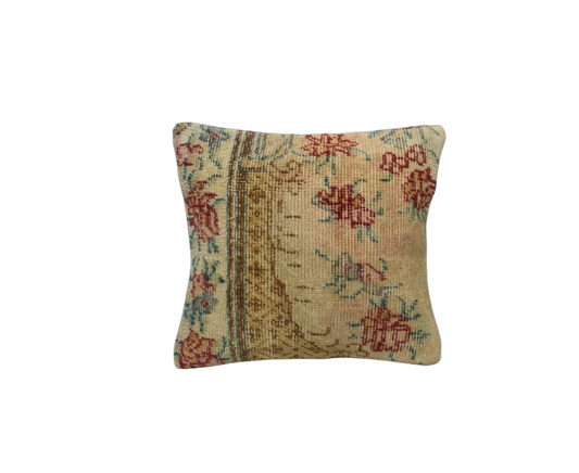 Kilim Antik El Dokuma Halı Kırlent Yastık Kılıfı 0267 - Vintage - Çok Renkli