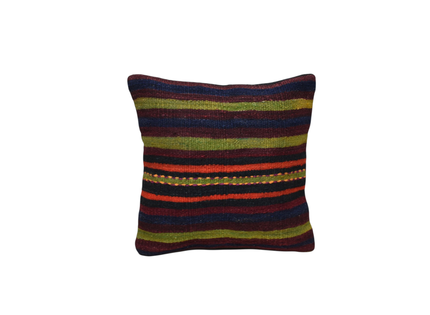 Kilim Antik El Dokuma Kilim Kırlent Yastık Kılıfı 0268 - Yeni - Çok Renkli