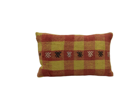 Kilim Antik El Dokuma Lumbar Kilim Kırlent Yastık Kılıfı 0271 - Yeni - Çok Renkli