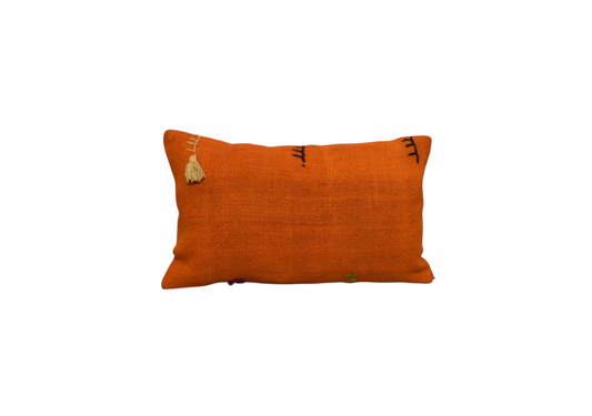Kilim Antik El Dokuma Lumbar Kilim Kırlent Yastık Kılıfı 0278 - Yeni - Renkli