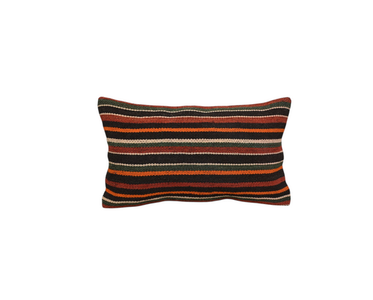 Kilim Antik El Dokuma Lumbar Kilim Kırlent Yastık Kılıfı 0279 - Yeni - Çok Renkli