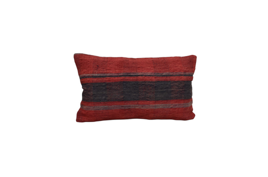 Kilim Antik El Dokuma Lumbar Kilim Kırlent Yastık Kılıfı 0281 - Yeni - Çok Renkli