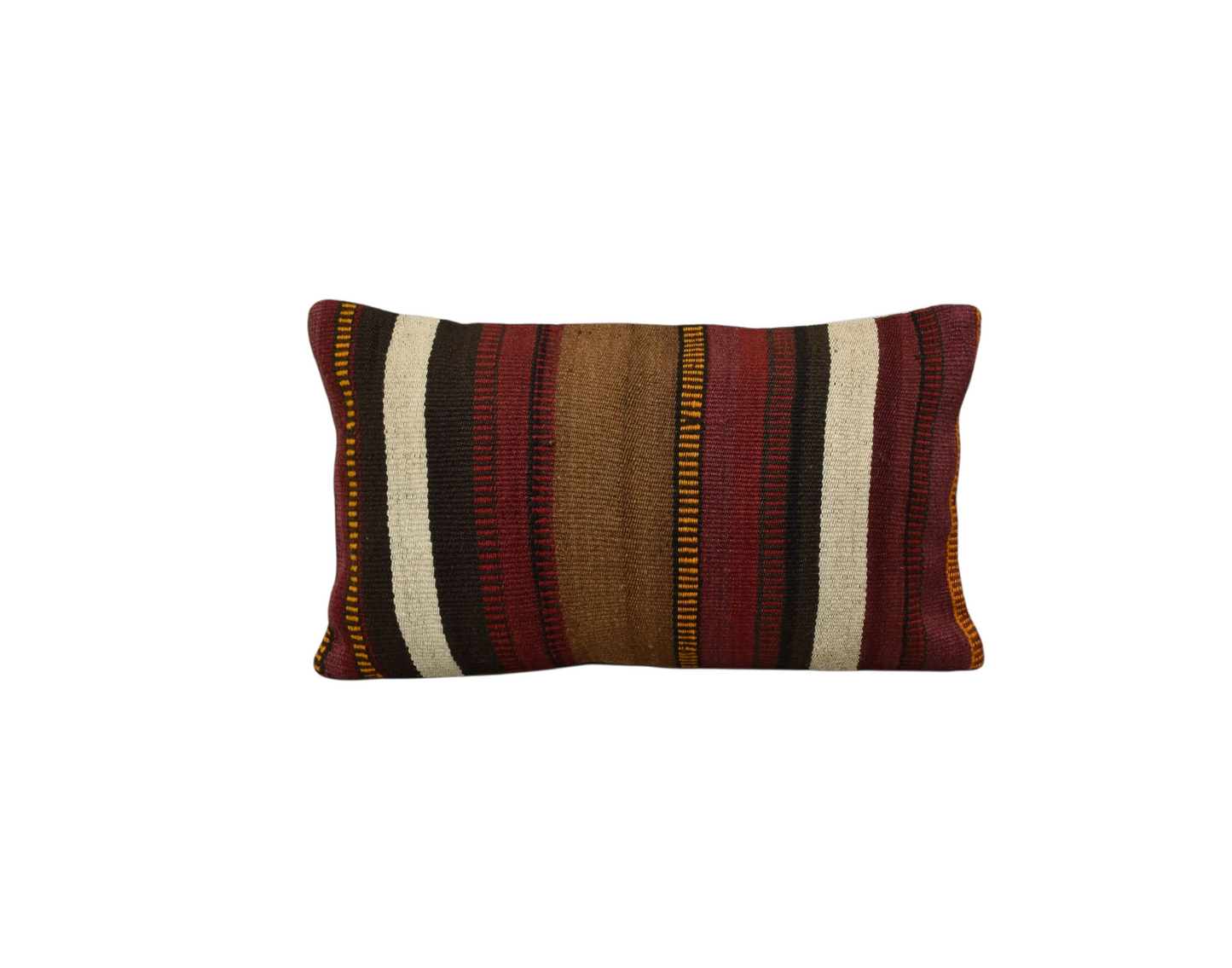 Kilim Antik El Dokuma Lumbar Kilim Kırlent Yastık Kılıfı 0284 - Yeni - Çok Renkli