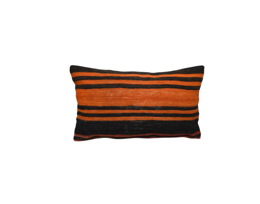 Kilim Antik El Dokuma Lumbar Kilim Kırlent Yastık Kılıfı 0286 - Yeni - Çok Renkli