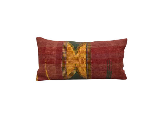 Kilim Antik El Dokuma Lumbar Kilim Kırlent Yastık Kılıfı 0295 - Yeni - Çok Renkli