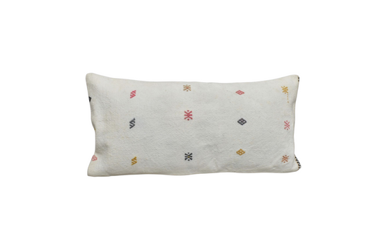 Kilim Antik El Dokuma Lumbar Kilim Kırlent Yastık Kılıfı 0305 - Yeni - Çok Renkli