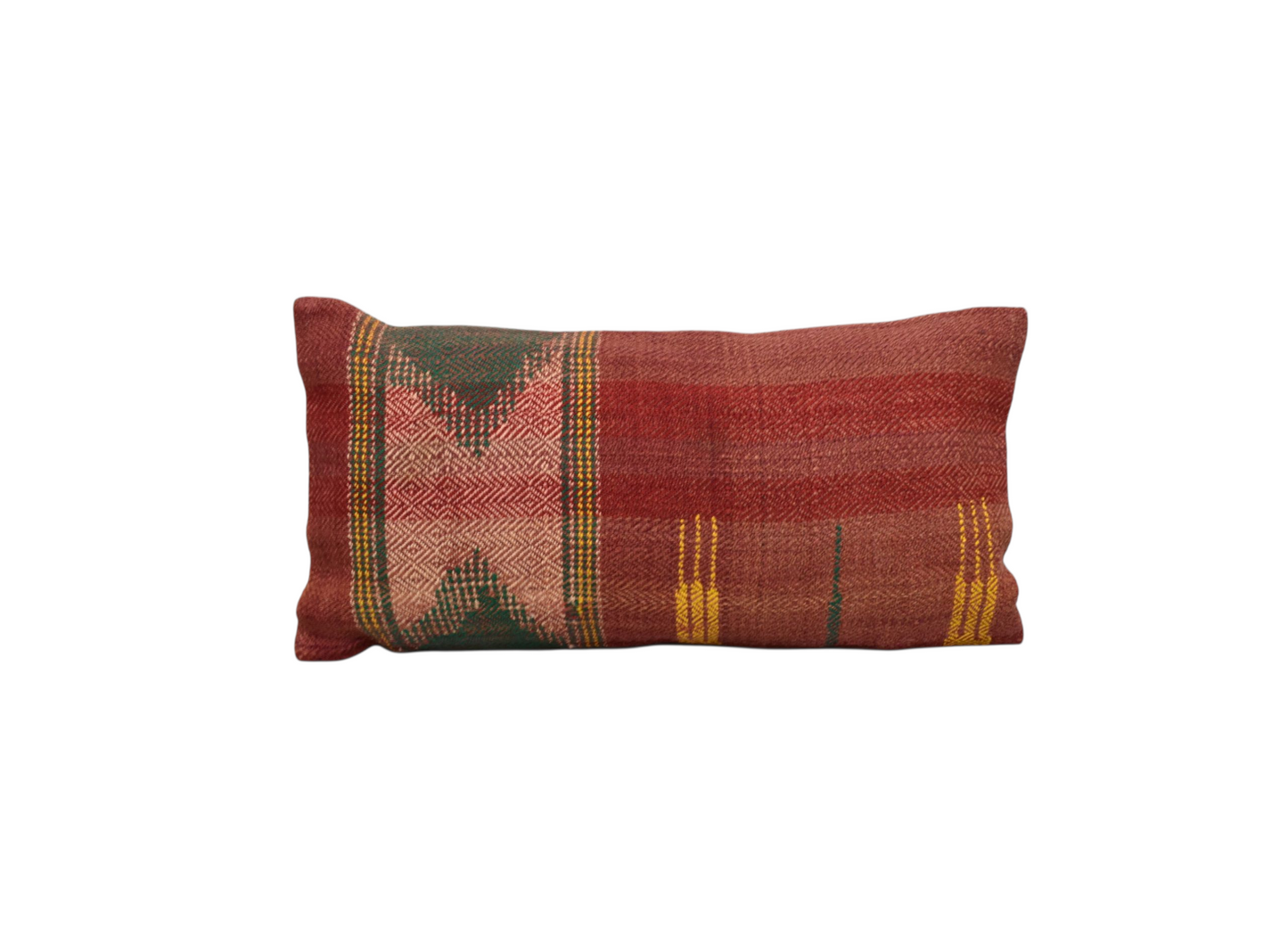 Kilim Antik El Dokuma Lumbar Kilim Kırlent Yastık Kılıfı 0312 - Yeni - Çok Renkli