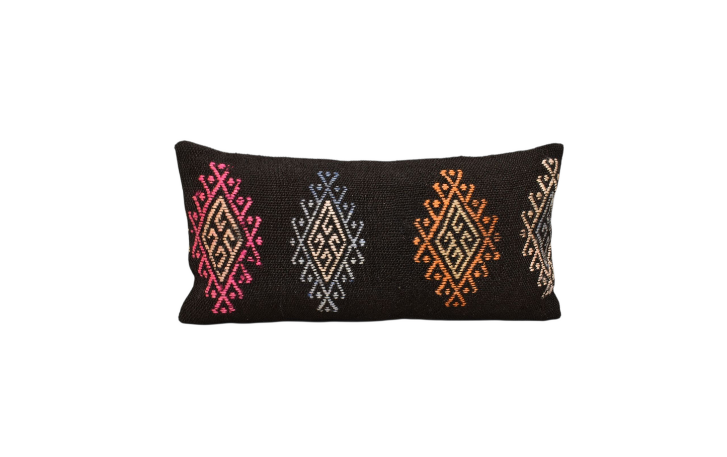 Kilim Antik El Dokuma Lumbar Kilim Kırlent Yastık Kılıfı 0313 - Yeni - Çok Renkli