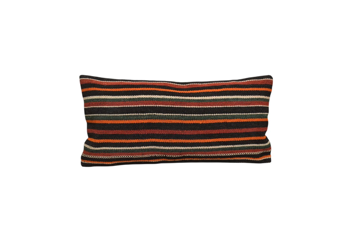 Kilim Antik El Dokuma Lumbar Kilim Kırlent Yastık Kılıfı 0318 - Yeni - Çok Renkli