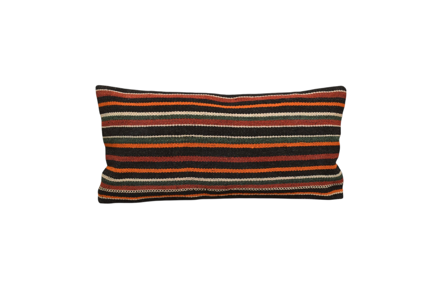 Kilim Antik El Dokuma Lumbar Kilim Kırlent Yastık Kılıfı 0318 - Yeni - Çok Renkli