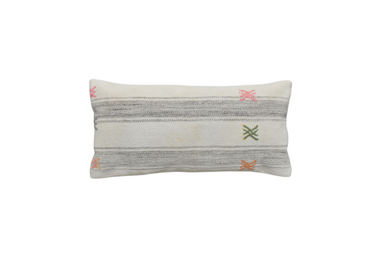 Kilim Antik El Dokuma Lumbar Kilim Kırlent Yastık Kılıfı 0320 - Yeni - Çok Renkli