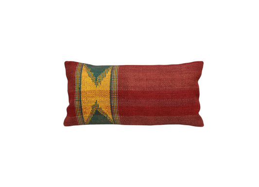 Kilim Antik El Dokuma Lumbar Kilim Kırlent Yastık Kılıfı 0324 - Yeni - Çok Renkli