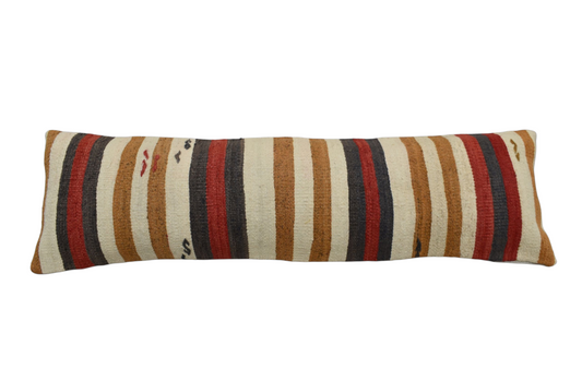 Kilim Antik El Dokuma Lumbar Kilim Kırlent Yastık Kılıfı 0339 - Yeni - Çok Renkli