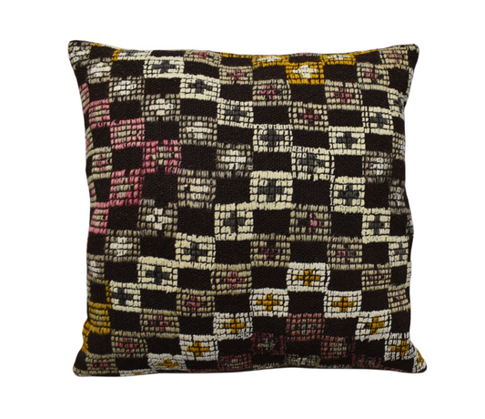 Kilim Antik El Dokuma Kilim Kırlent Yastık Kılıfı 0350 - Yeni - Çok Renkli