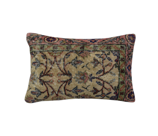 Kilim Antik El Dokuma Halı Kırlent Yastık Kılıfı 0359 - Vintage - Çok Renkli