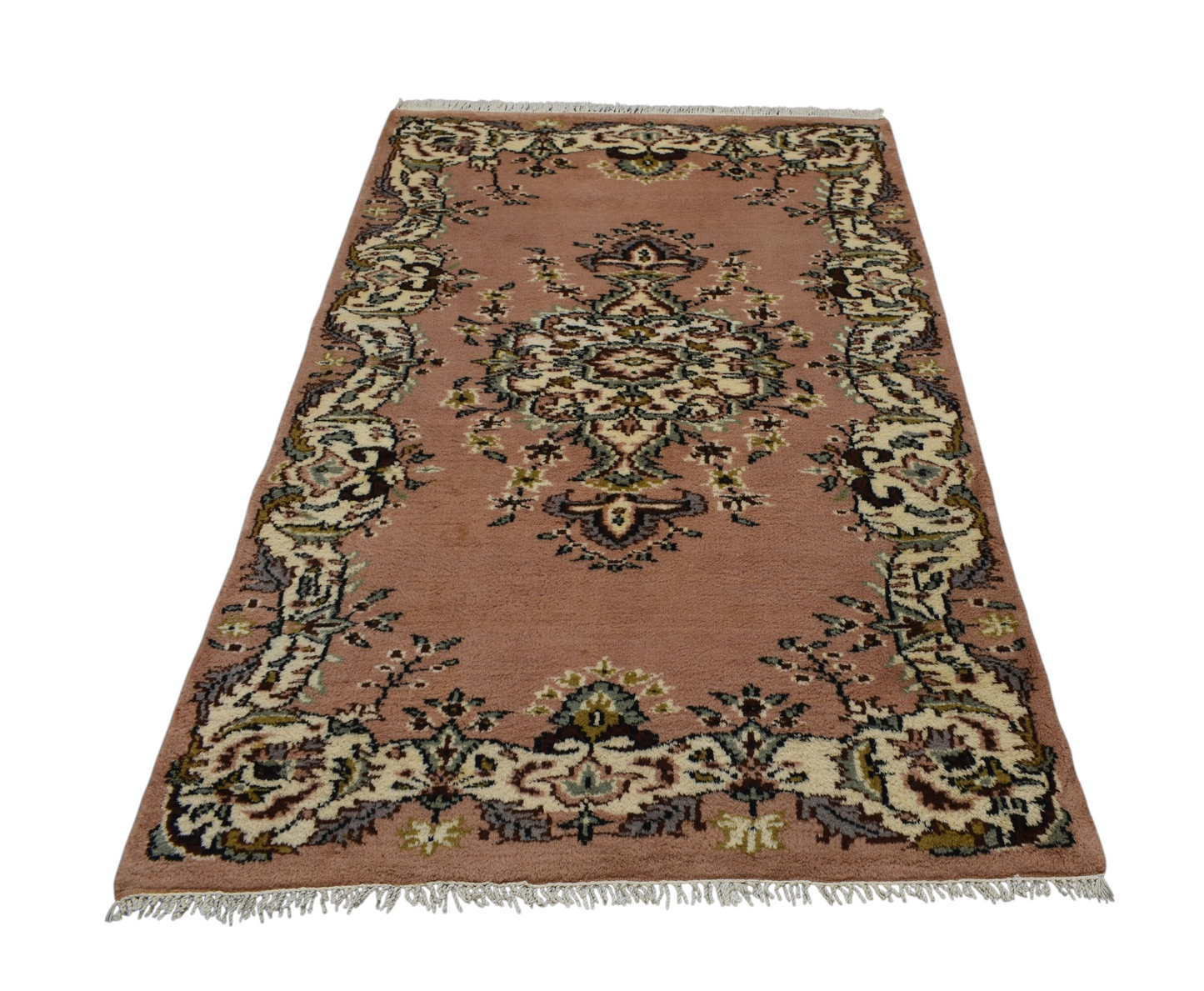 Kilim Antik El Dokuma İzmir Yün Salon Halısı 0361 - Yeni - Çok Renkli