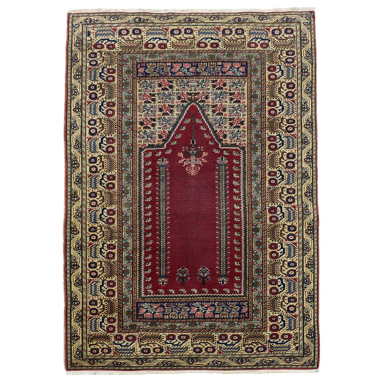 Kilim Antik El Dokuma Kayseri Yün Salon Halısı 0363 - Antika - Çok Renkli