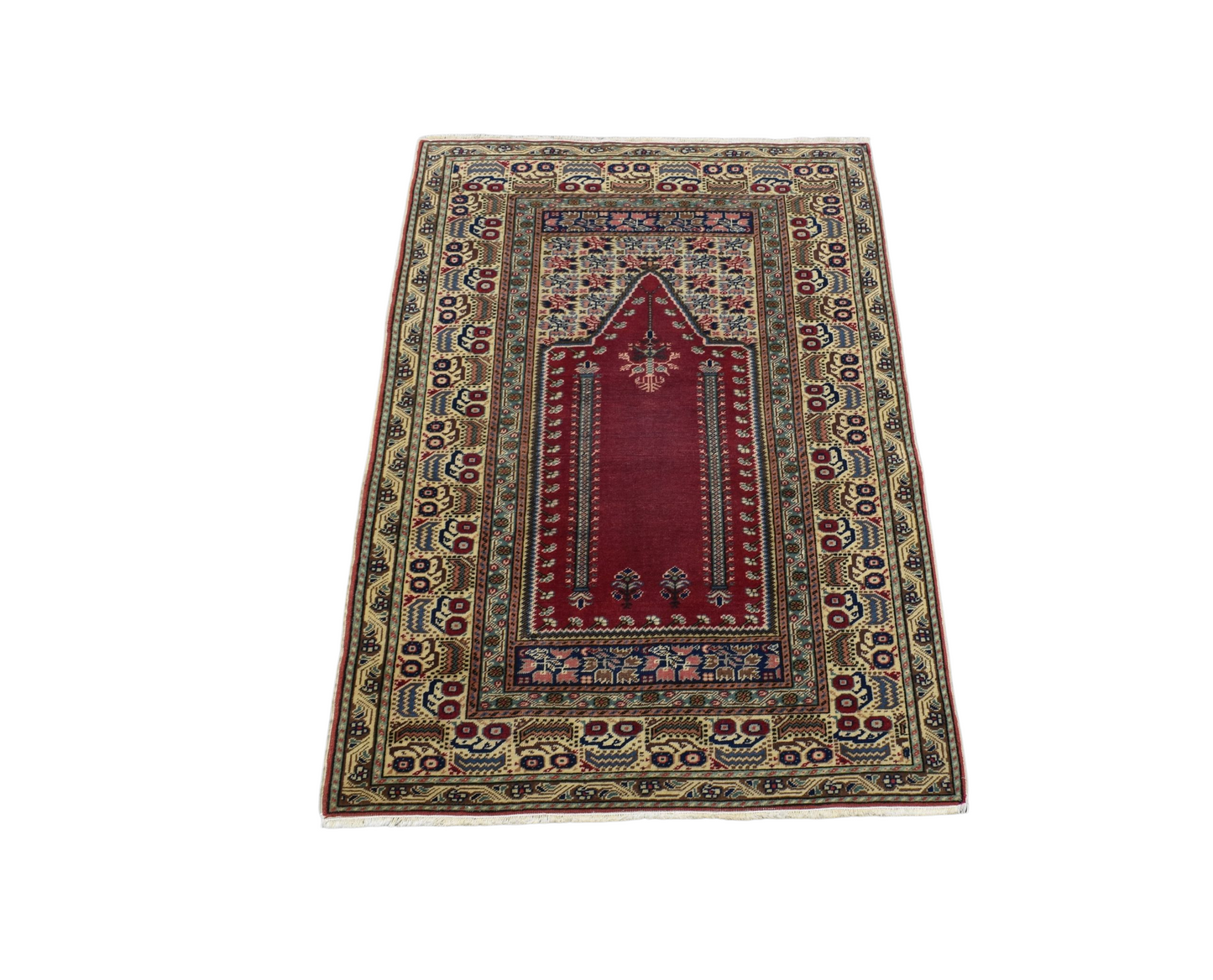 Kilim Antik El Dokuma Kayseri Yün Salon Halısı 0363 - Antika - Çok Renkli
