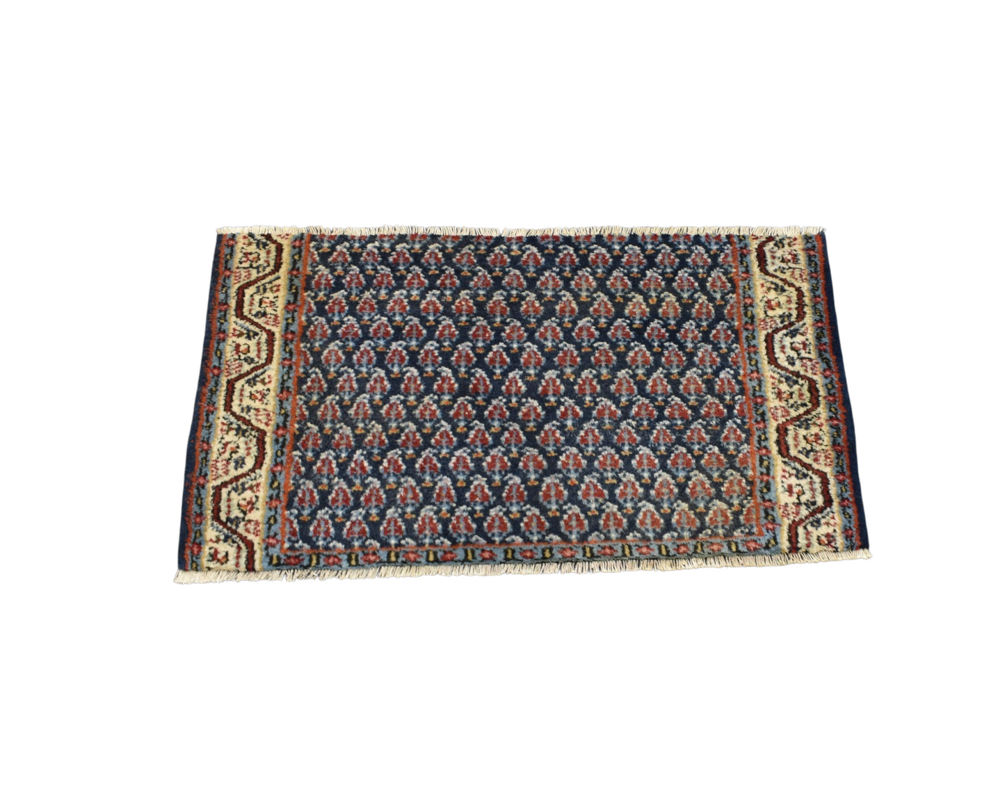 Kilim Antik El Dokuma Bademli Herki Yün Halı 0365 - Yeni - Çok Renkli