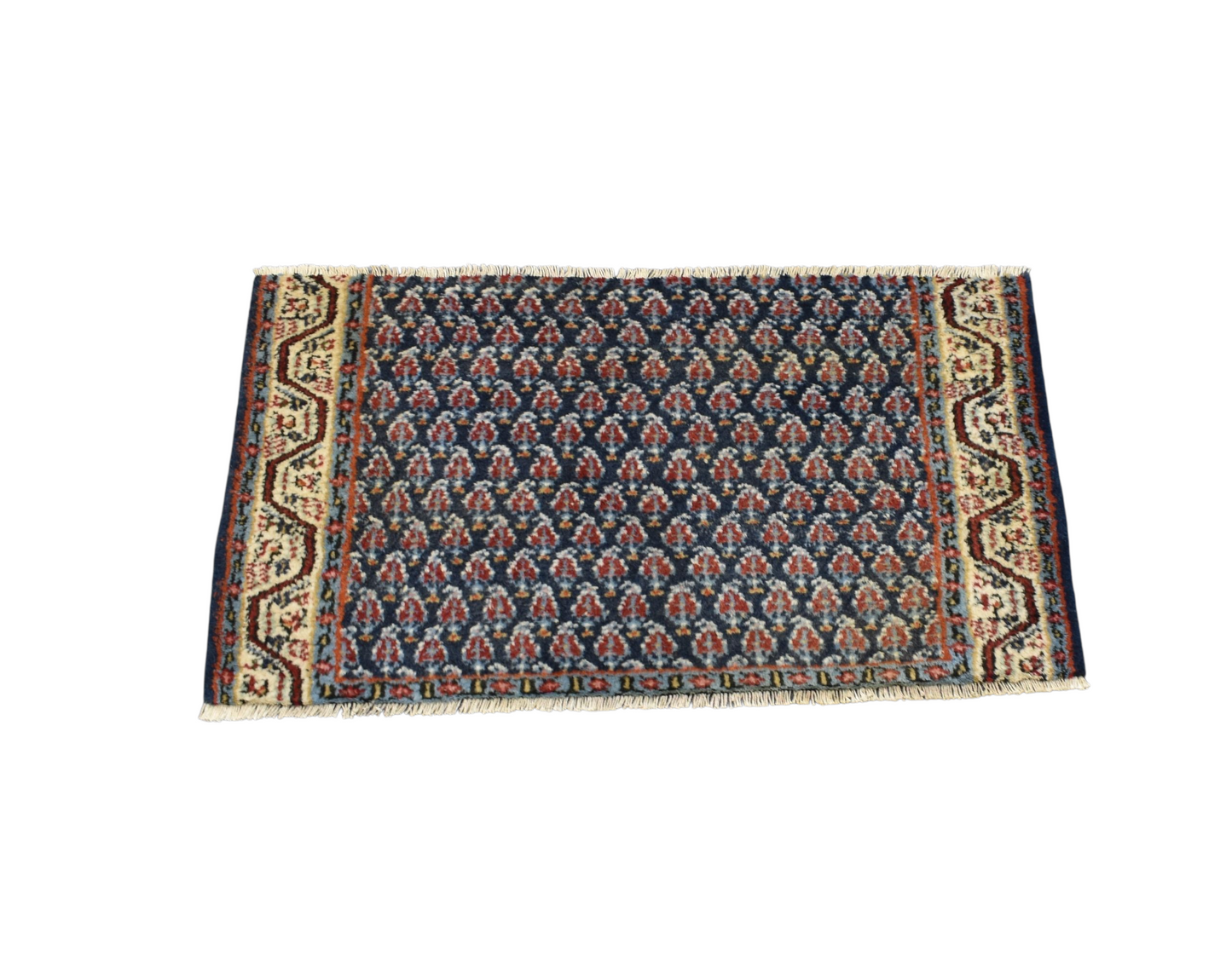 Kilim Antik El Dokuma Bademli Herki Yün Halı 0365 - Yeni - Çok Renkli