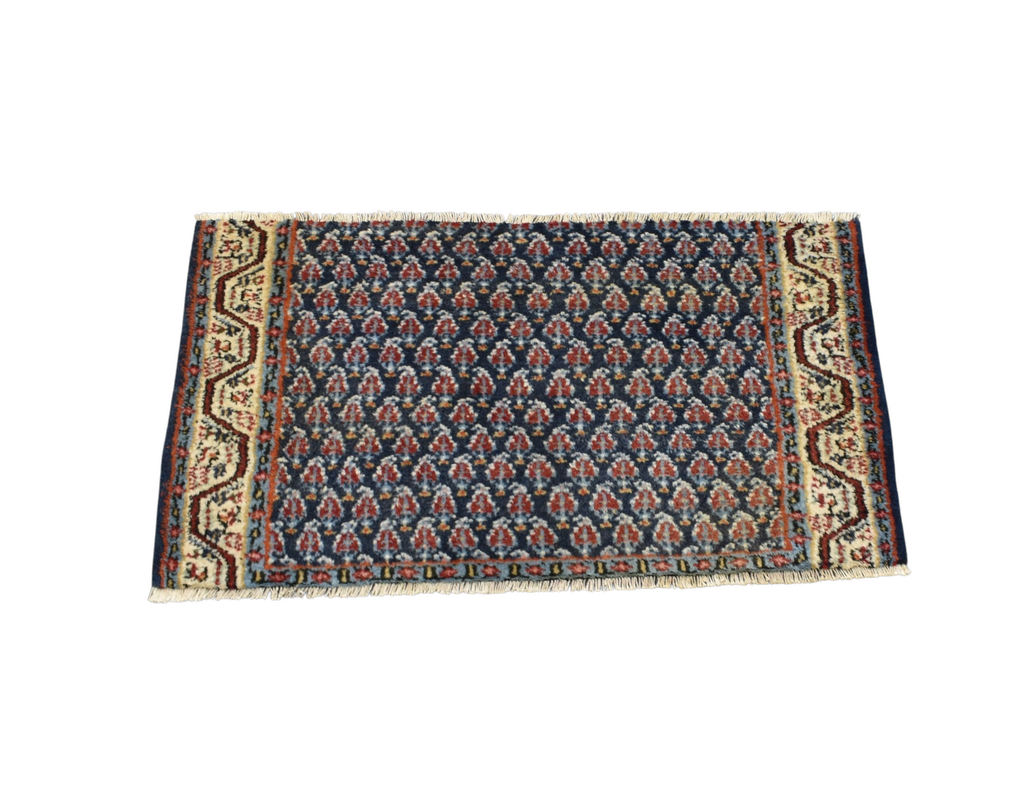 Kilim Antik El Dokuma Bademli Herki Yün Halı 0365 - Yeni - Çok Renkli