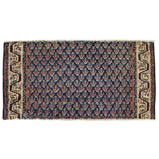Kilim Antik El Dokuma Bademli Herki Yün Halı 0368 - Yeni - Çok Renkli