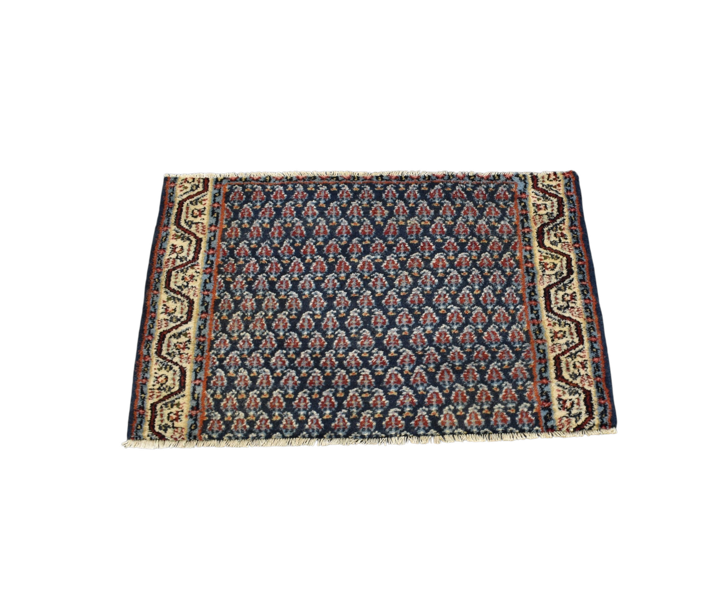 Kilim Antik El Dokuma Bademli Herki Yün Halı 0368 - Yeni - Çok Renkli