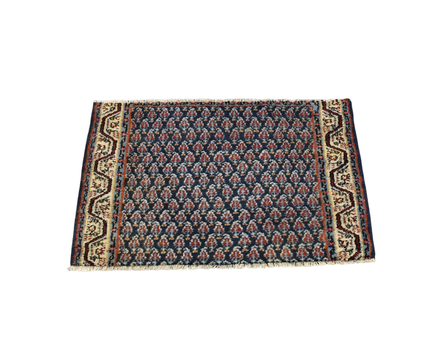 Kilim Antik El Dokuma Bademli Herki Yün Halı 0368 - Yeni - Çok Renkli